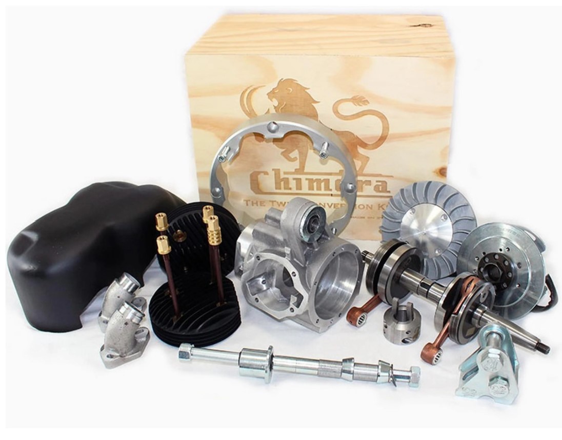 Technical reference image for Chimera builds focused on engine and bespoke components