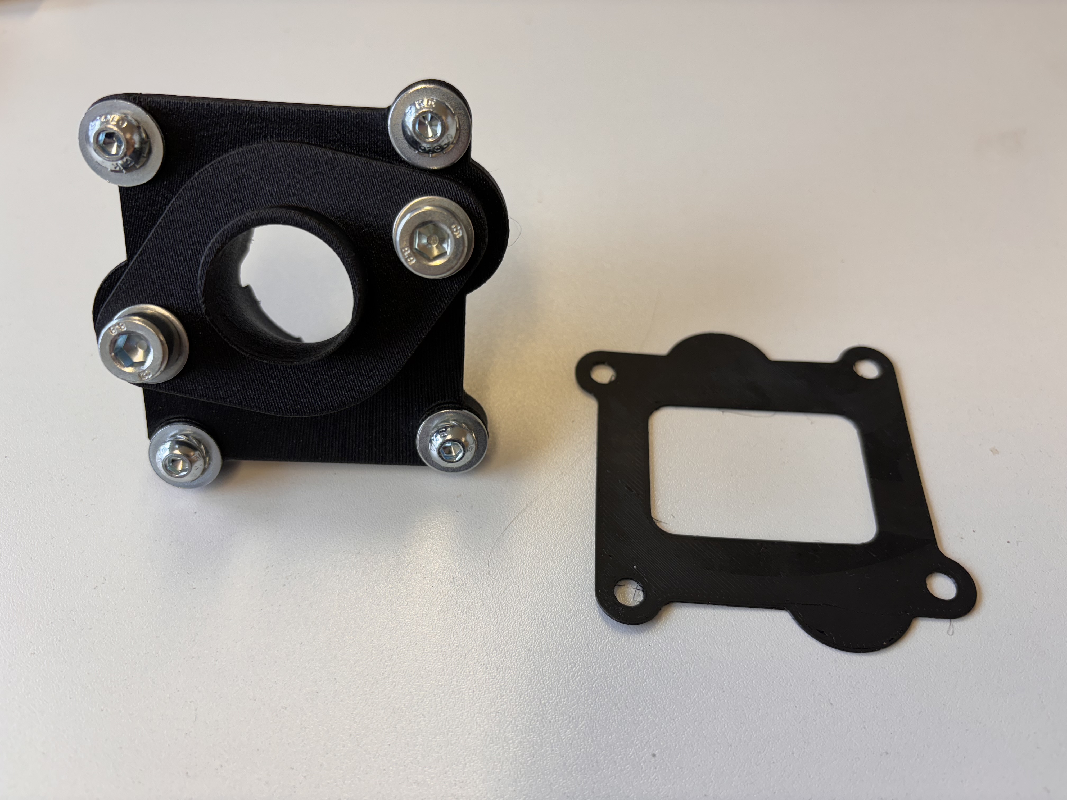Lambretta Quattrini M210 insug (reed manifold) — 3D-print